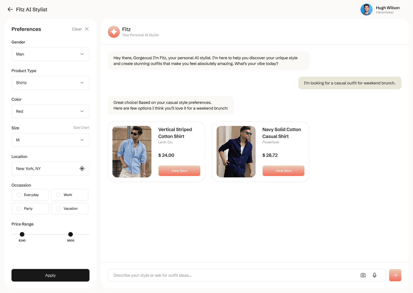 FitzStyles: The World's Coolest AI Stylist